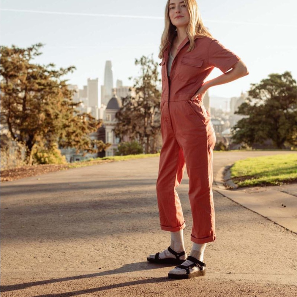 United By Blue Rust Jumpsuit - Picture 9 of 11